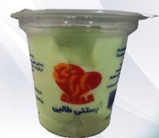 مهر بستنی لیوانی تری تاپ طالبی